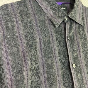 XMI Men's Large‎ Button-Up Shirt, Colorful Long Sleeve, 100% Cotton